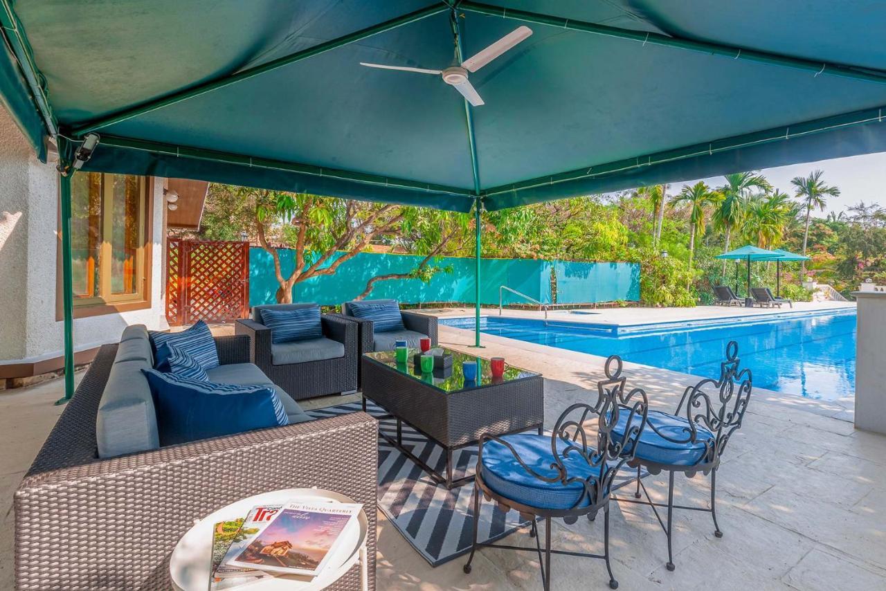 Stayvista'S Casa Palmera - Pet-Friendly Villa With Pool, Garden With Gazebo, And Indoor & Outdoor Games Alībāg Eksteriør bilde