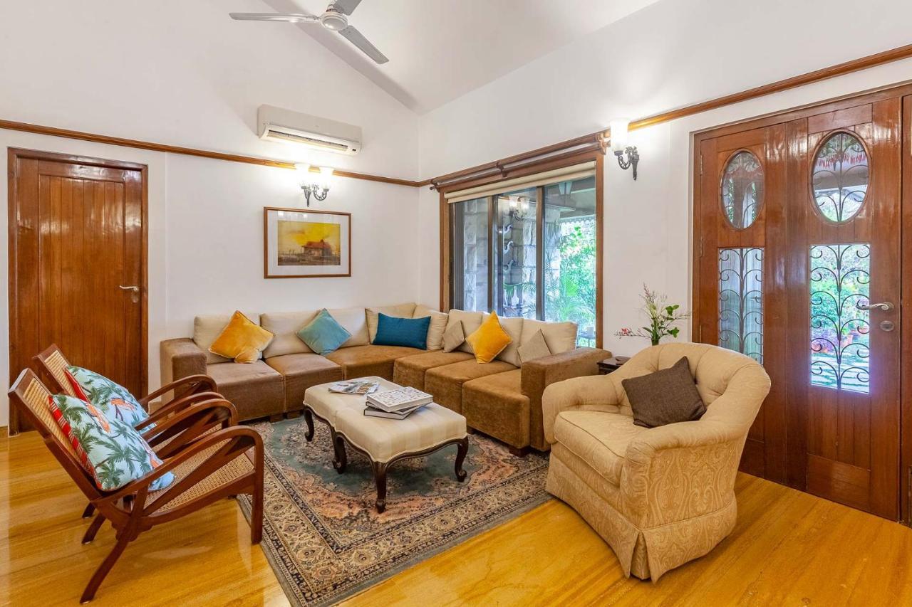 Stayvista'S Casa Palmera - Pet-Friendly Villa With Pool, Garden With Gazebo, And Indoor & Outdoor Games Alībāg Eksteriør bilde